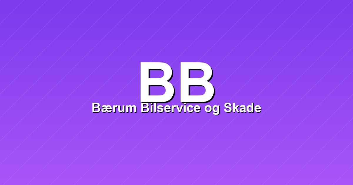 Bærum Bilservice og Skade – bilde av verkstedet