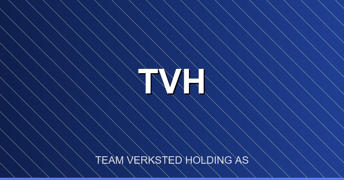 Team Verksted Holding – bilde av verkstedet