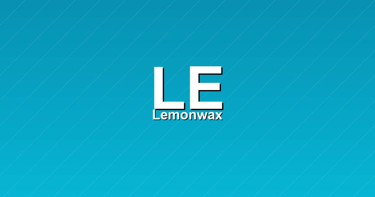Lemonwax – bilde av verkstedet