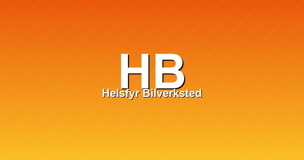 Helsfyr Bilverksted – bilde av verkstedet