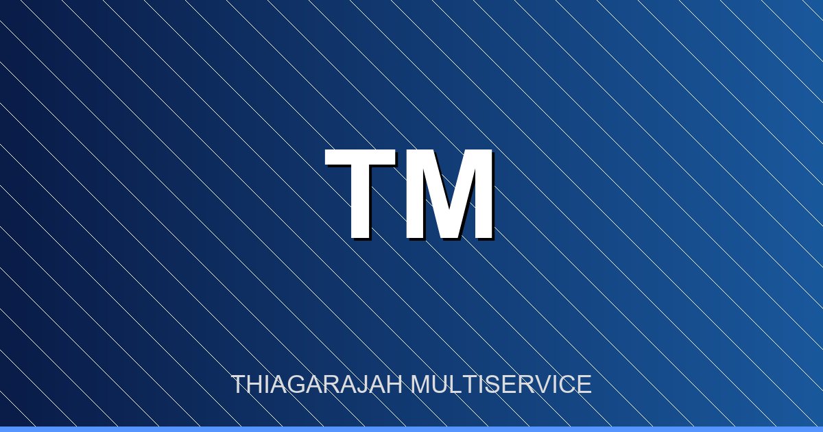 Thiagarajah Multiservice – bilde av verkstedet