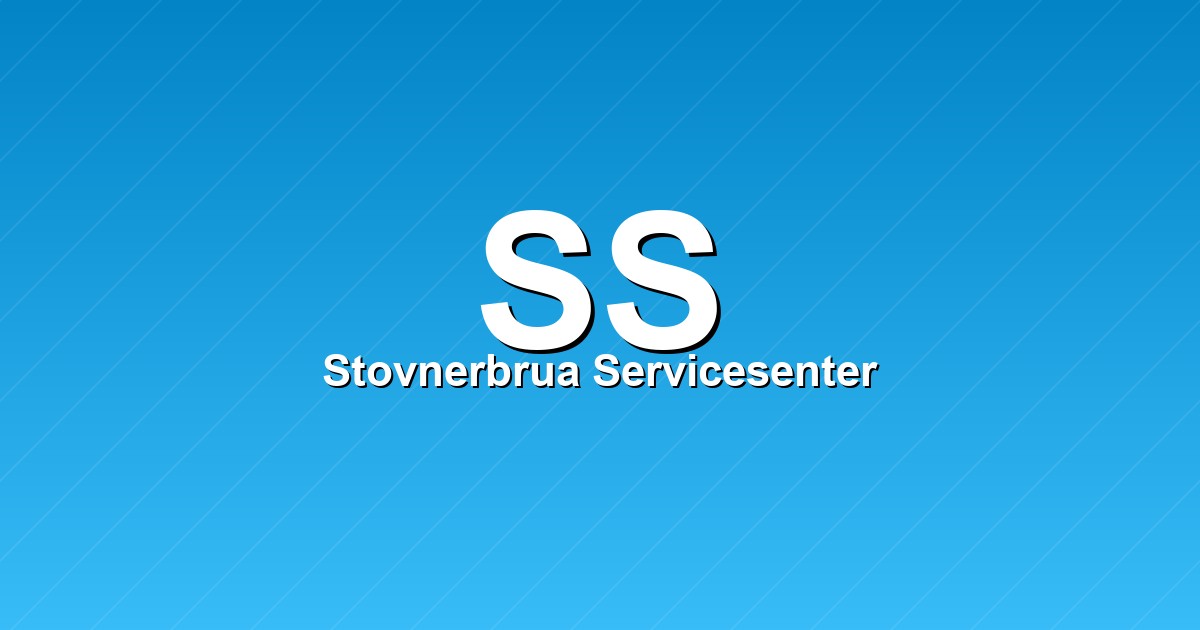 Stovnerbrua Servicesenter – bilde av verkstedet