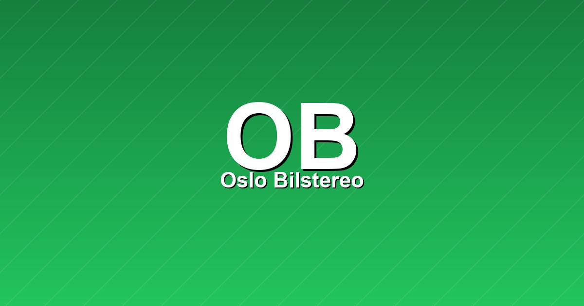 Oslo Bilstereo – bilde av verkstedet