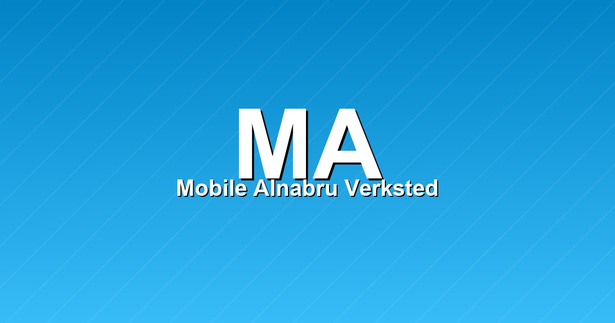 Mobile Alnabru Verksted – bilde av verkstedet