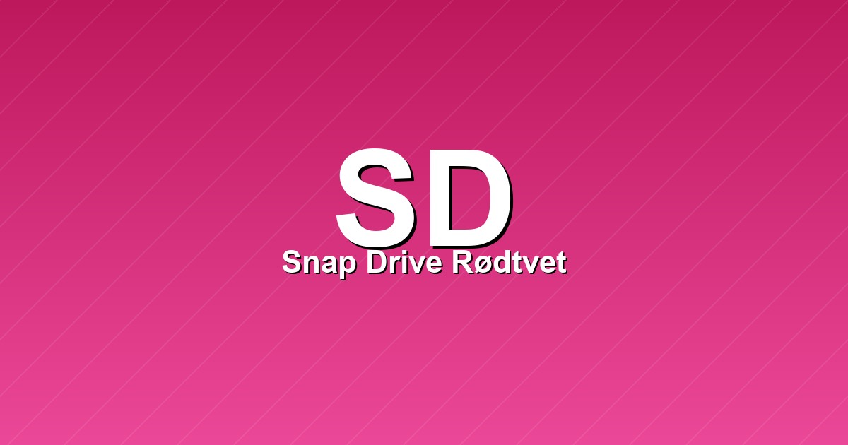 Snap Drive Rødtvet – bilde av verkstedet