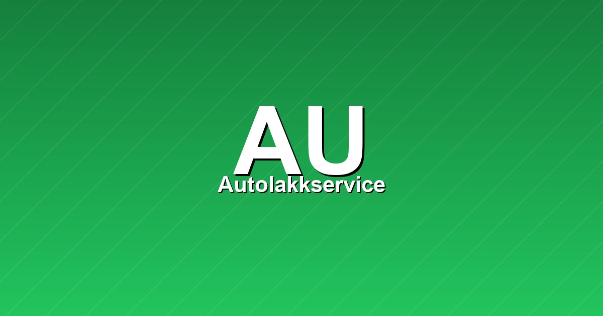 Autolakkservice – bilde av verkstedet