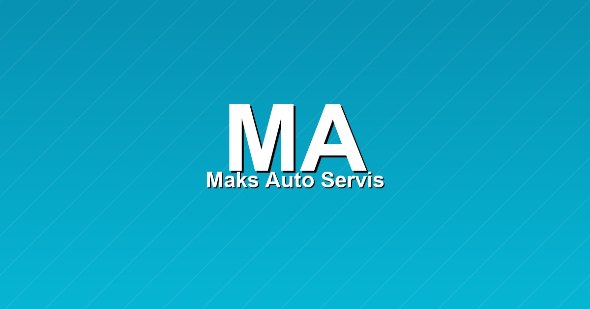 Maks Auto Servis – bilde av verkstedet
