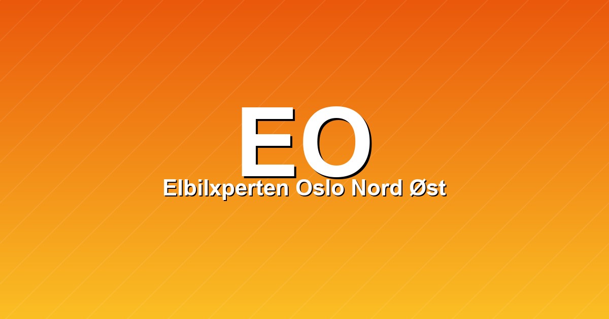 Elbilxperten Oslo Nord Øst – bilde av verkstedet